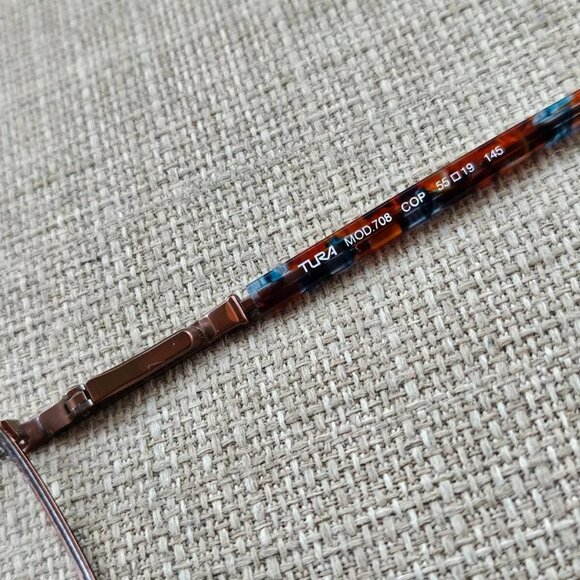 Reserve by TURA Women Eyeglasses Frame MOD708 COP 55[]19 145 Frame Japan New - Picture 10 of 13